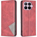 Чохол-книжка з кишеньками UniCase Geometric Pattern для Xiaomi 17T Pro - Red: фото 1 з 11