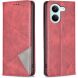 Чехол-книжка с карманами UniCase Geometric Pattern для Xiaomi Poco X8 Pro - Red (409020R). Фото 1 из 11
