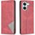 Чехол-книжка с карманами UniCase Geometric Pattern для Xiaomi Poco X8 Pro - Red: фото 1 из 11