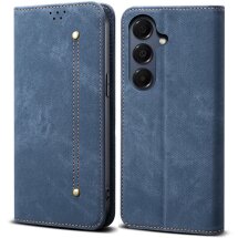 Чехол-книжка с карманами UniCase Jeans Wallet для Samsung Galaxy S26 Plus (S947) - Blue: фото 1 из 7