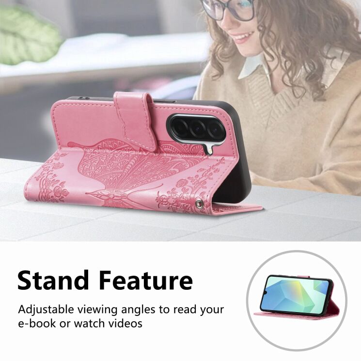 Чехол-книжка с рисунком UniCase Butterfly Pattern для Samsung Galaxy A27 (A276) - Light Purple (408671LV) Чехол-книжка с рисунком UniCase Butterfly Pattern для Samsung Galaxy A27 (A276) - Light Purple: фото 7 из 8