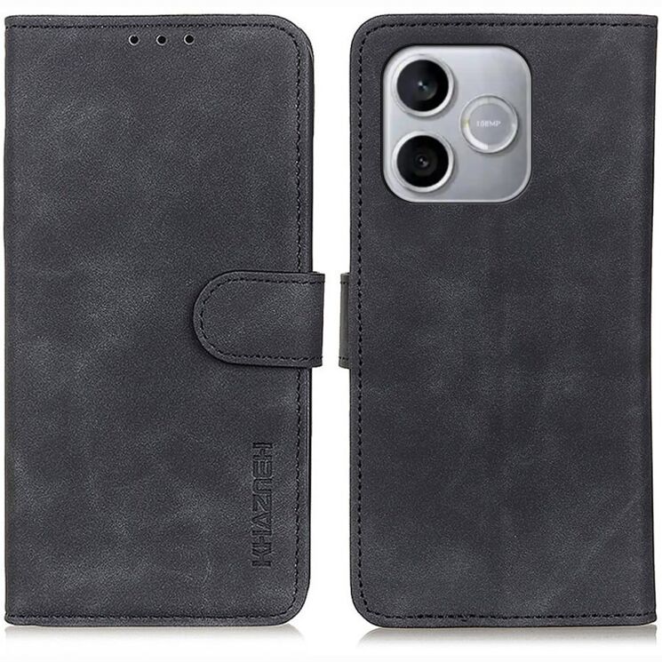 Чехол-книжка с застежкой KHAZNEH Retro Wallet для Honor 600 Lite - Black (411803B) Чехол-книжка с застежкой KHAZNEH Retro Wallet для Honor 600 Lite - Black: фото 1 из 8