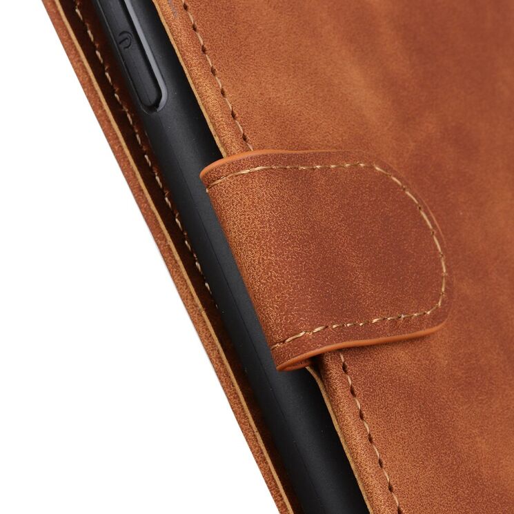Чехол-книжка с застежкой KHAZNEH Retro Wallet для OnePlus Nord CE6 - Brown: фото 4 из 10