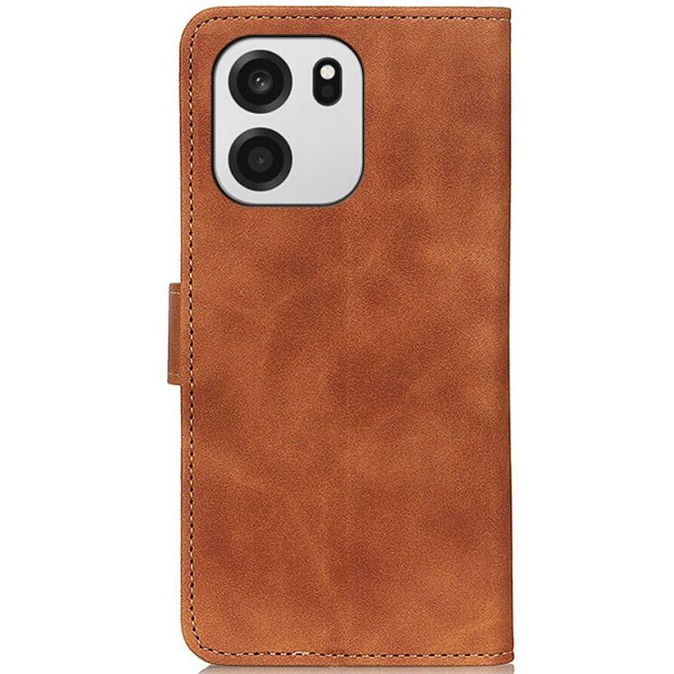 Чехол-книжка с застежкой KHAZNEH Retro Wallet для OnePlus Nord CE6 - Brown: фото 7 из 10