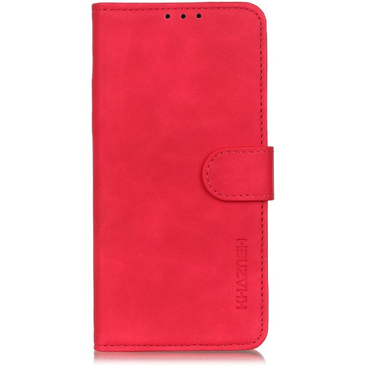 Чехол-книжка с застежкой KHAZNEH Retro Wallet для Xiaomi Poco X8 Pro - Red: фото 5 из 8