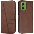 Чохол-книжка з застібкою UniCase Jet Cover для Motorola Moto G06 / G06 Power - Brown (401523Z)