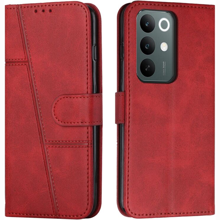 Чохол-книжка з застібкою UniCase Jet Cover для Realme C100i - Red: фото 1 з 10