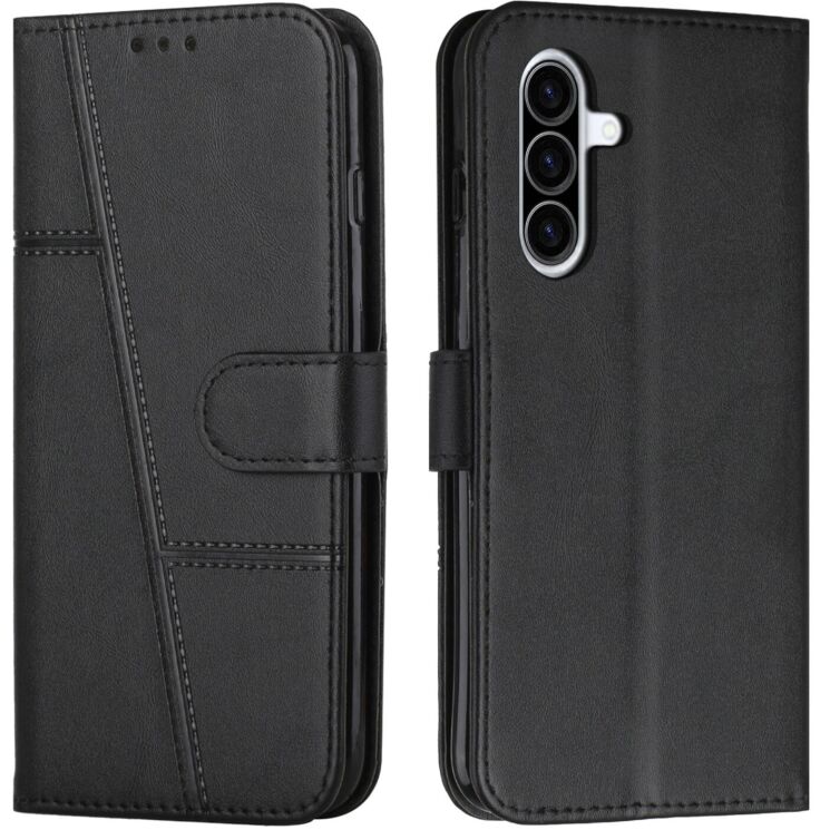 Чехол-книжка с застежкой UniCase Jet Cover для Samsung Galaxy A37 (A376) - Black: фото 1 из 10