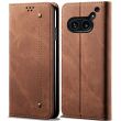 Чехол-книжка UniCase Jeans Wallet для Nothing Phone (2a) / Phone (2a) Plus - Coffee (352505C)