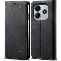 Чохол-книжка UniCase Jeans Wallet для Xiaomi Redmi Note 14 5G - Black: фото 1 з 9
