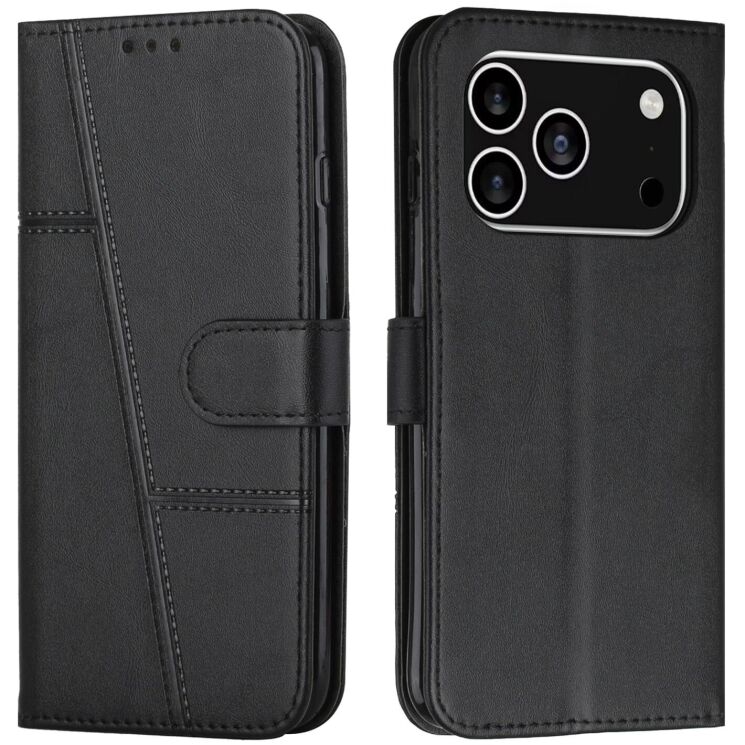 Чохол-книжка UniCase Jet Cover для Apple iPhone 17 Pro - Black: фото 1 з 11