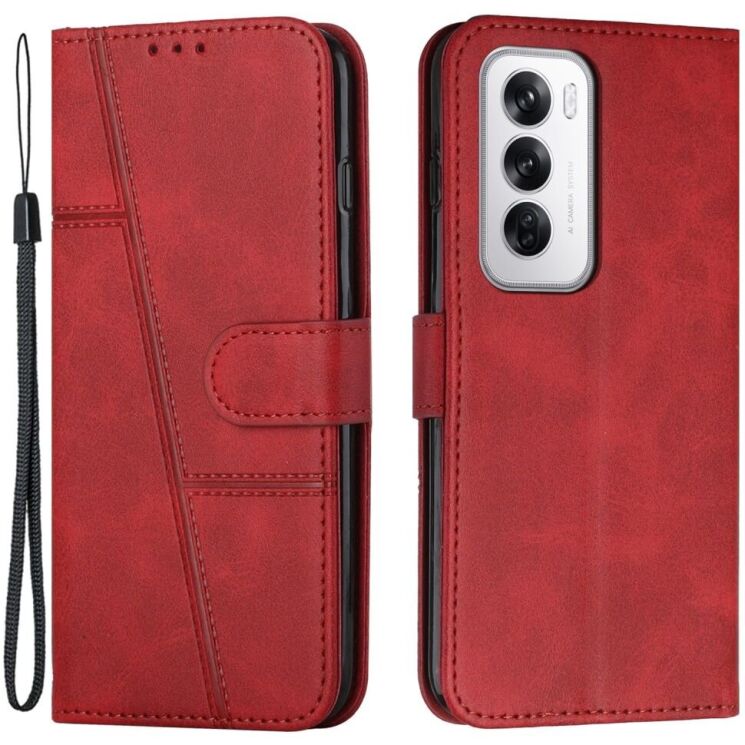 Чохол-книжка UniCase Jet Cover для OPPO Reno 12 - Red: фото 1 з 10