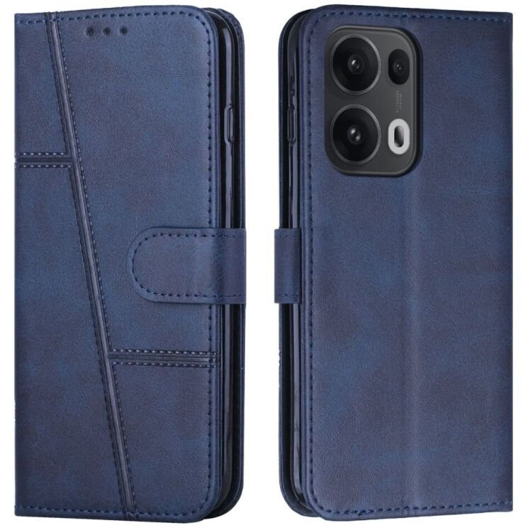 Чехол-книжка UniCase Jet Cover для OPPO Reno 13 Pro 5G - Sapphire: фото 1 из 10