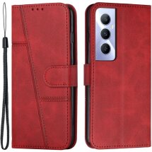 Чехол-книжка UniCase Jet Cover для Realme C65 - Red: фото 1 из 10
