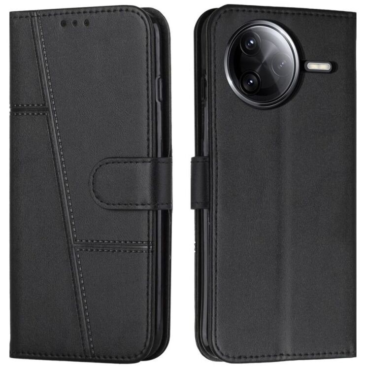 Чохол-книжка UniCase Jet Cover для Xiaomi Poco F7 Pro / Poco F7 Ultra - Black: фото 1 з 10