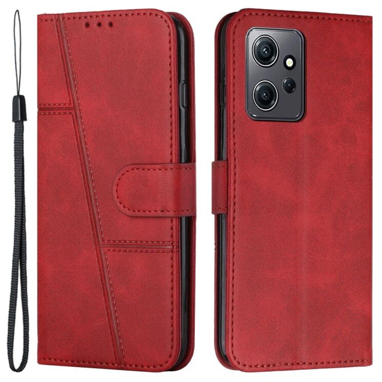 Чехол-книжка UniCase Jet Cover для Xiaomi Redmi Note 12 - Red: фото 1 из 11