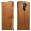 Чехол LC.IMEEKE Wallet Case для Xiaomi Redmi Note 9 - Brown (266970Z)