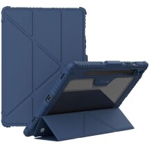 Чехол NILLKIN Bumper Leather Case Pro для Samsung Galaxy Tab S9 (X710/716) - Blue: фото 1 из 23