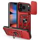 Чохол із захистом камери Deexe Armor Shield для iPhone 18 Pro Max / 17 Pro Max - Red (423830R). Фото 1 з 9