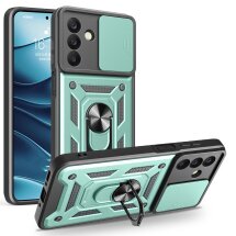 Чохол із захистом камери Deexe Armor Shield для Samsung Galaxy A18 / A17 (A175) / A26 (A266) - Green: фото 1 з 10