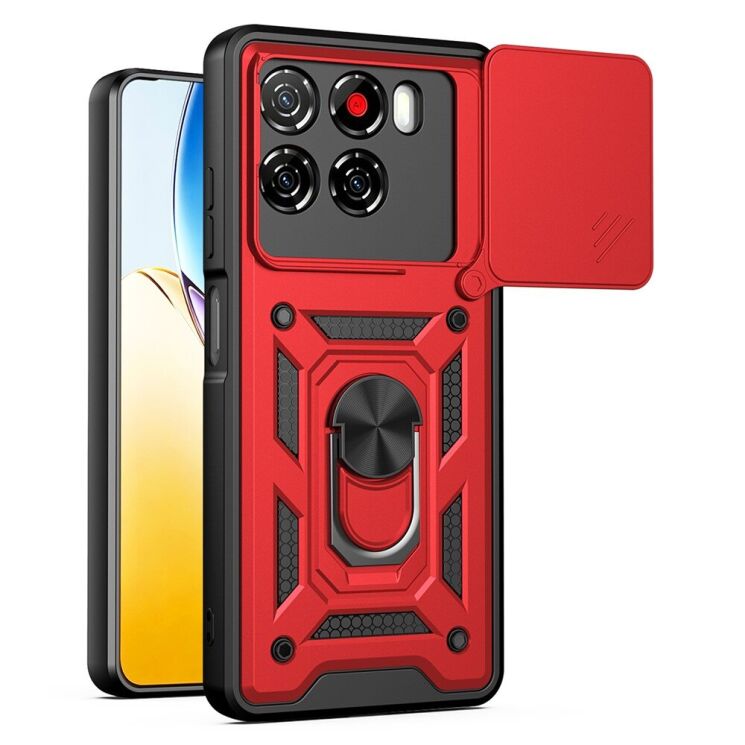 Чохол із захистом камери Deexe Armor Shield для ZTE Blade A56 - Red (391119R) Чохол із захистом камери Deexe Armor Shield для ZTE Blade A56 - Red: фото 1 з 10
