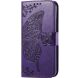 Чехол-книжка с рисунком UniCase Butterfly Pattern для Motorola Moto E22 - Purple (326712V). Фото 4 из 8