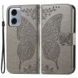 Чехол UniCase Butterfly Pattern для Motorola Moto G24 Power - Grey (347905H)