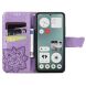 Чехол UniCase Butterfly Pattern для Nothing CMF Phone 1 - Light Purple (370938LV). Фото 2 из 9