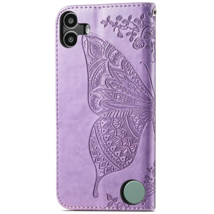 Чехол UniCase Butterfly Pattern для Nothing CMF Phone 1 - Light Purple: фото 5 из 9