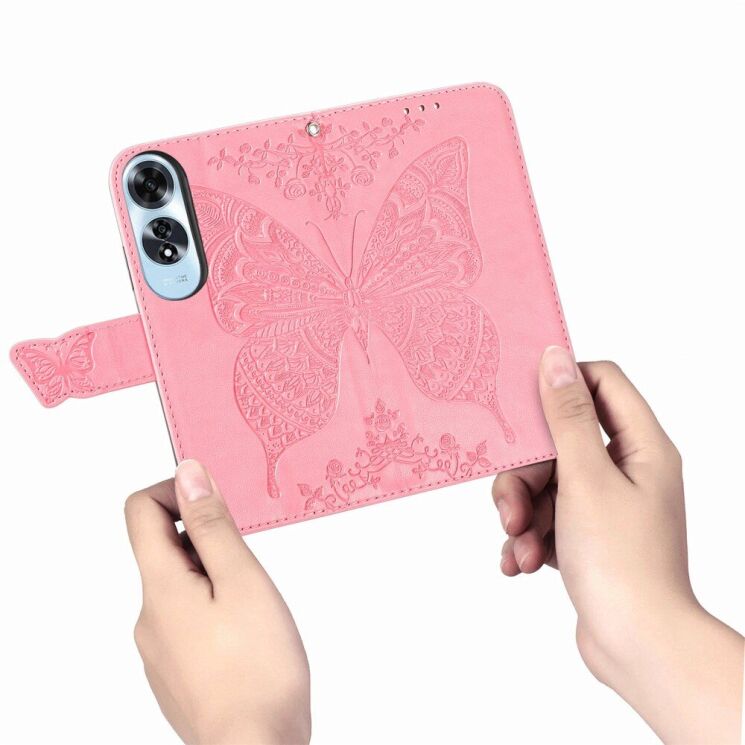 Чехол UniCase Butterfly Pattern для OPPO A60 - Pink: фото 7 из 7