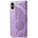 Чехол UniCase Butterfly Pattern для Samsung Galaxy A06 (A065) - Light Purple (365118LV). Фото 6 из 9