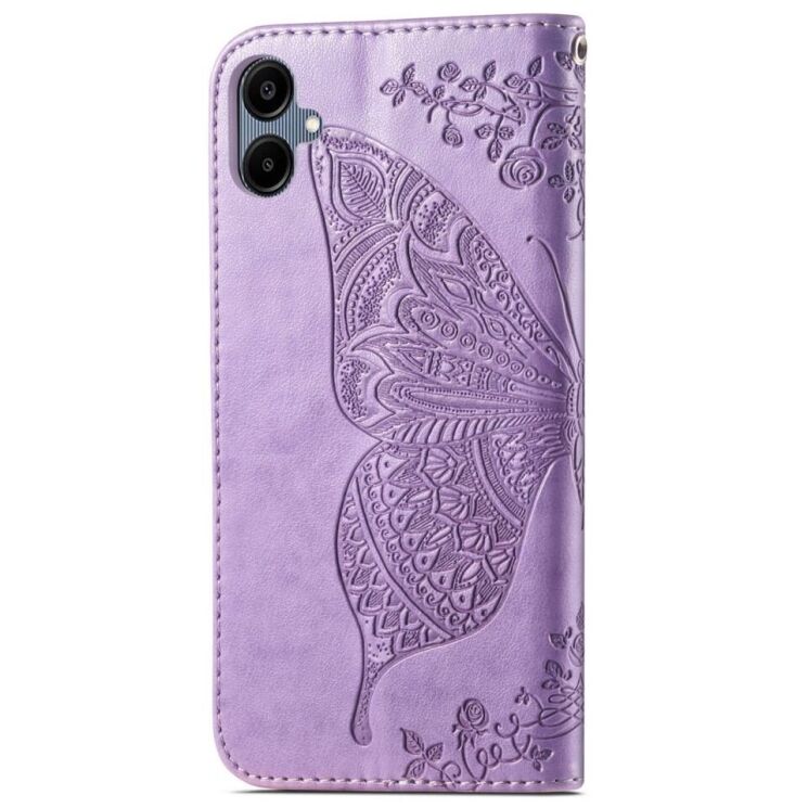 Чехол UniCase Butterfly Pattern для Samsung Galaxy A06 (A065) - Light Purple: фото 6 из 9