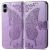 Чехол UniCase Butterfly Pattern для Samsung Galaxy A06 (A065) - Light Purple: фото 1 из 9