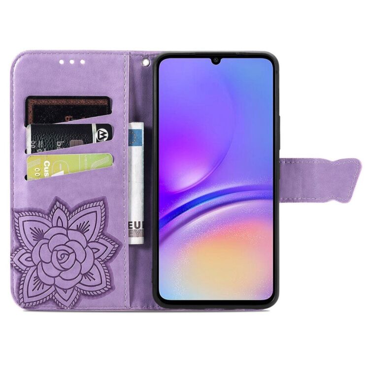 Чехол UniCase Butterfly Pattern для Samsung Galaxy A06 (A065) - Light Purple: фото 2 из 9