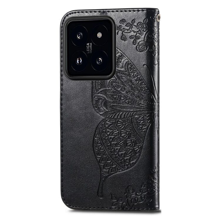 Чехол UniCase Butterfly Pattern для Xiaomi 14 - Black: фото 4 из 5