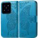 Чехол UniCase Butterfly Pattern для Xiaomi 14T Pro - Blue (365603L). Фото 1 из 10