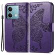 Чохол UniCase Butterfly Pattern для Xiaomi Redmi Note 13 - Dark Purple (345955DV)