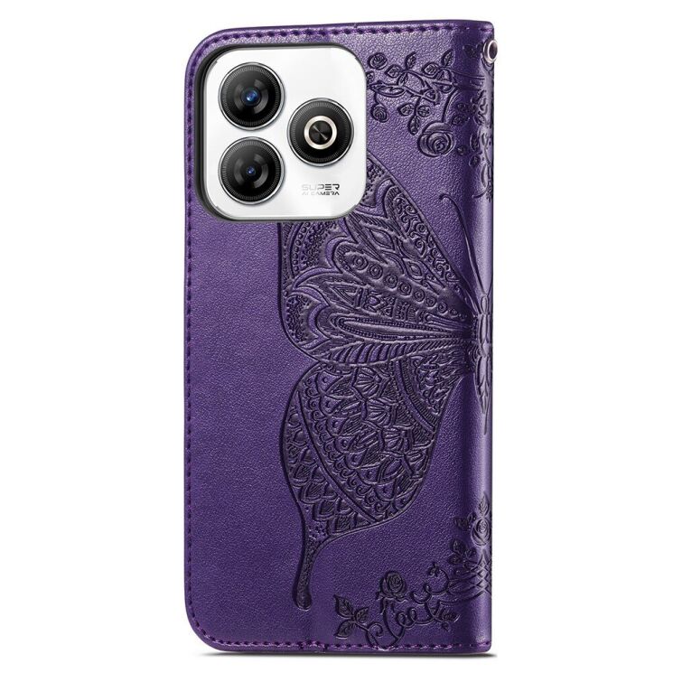 Чохол UniCase Butterfly Pattern для ZTE Blade A75 - Dark Purple: фото 5 з 6