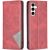 Чохол UniCase Geometric Pattern для Samsung Galaxy S23 FE - Red: фото 1 з 9