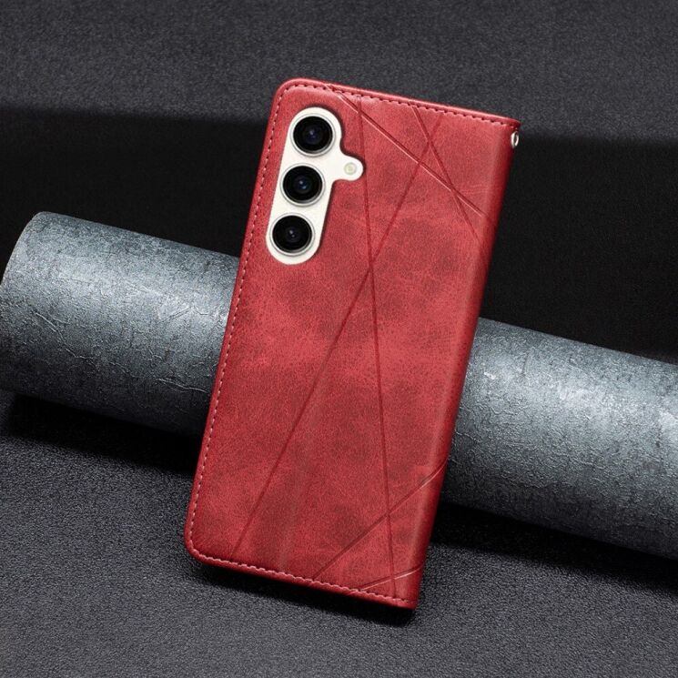 Чехол UniCase Geometric Pattern для Samsung Galaxy S24 FE (S721) - Red: фото 4 из 8