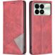 Чехол UniCase Geometric Pattern для Xiaomi Poco F6 Pro - Red (354932R). Фото 1 из 8