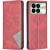 Чехол UniCase Geometric Pattern для Xiaomi Poco F6 Pro - Red: фото 1 из 8