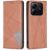 Чехол UniCase Geometric Pattern для Xiaomi Redmi Note 14 4G - Brown: фото 1 из 8