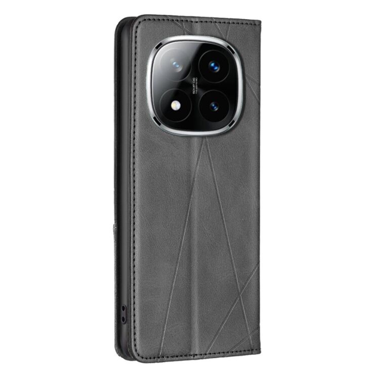 Чехол UniCase Geometric Pattern для Xiaomi Redmi Note 14 Pro - Black: фото 3 из 8