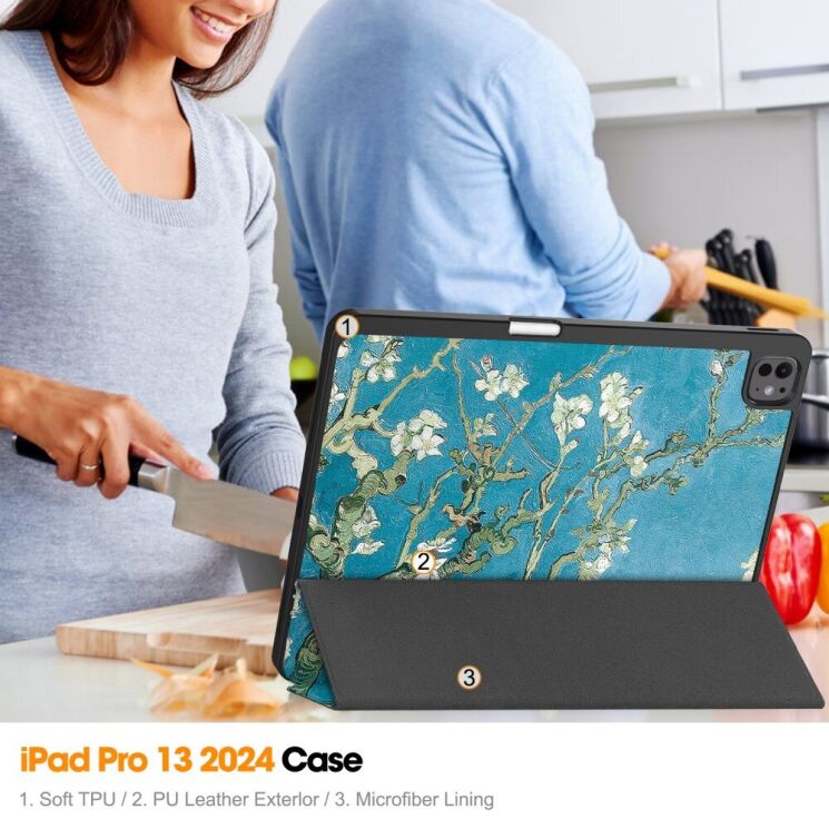 Чехол UniCase Soft Life Style для Apple iPad Pro 13 (2024) - Vintage Tower: фото 8 из 8