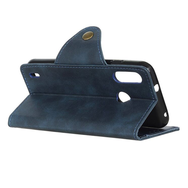 Чохол UniCase Vintage Wallet для Motorola Moto E7 Power / Moto E7i / Moto E7i Power - Blue: фото 3 з 10