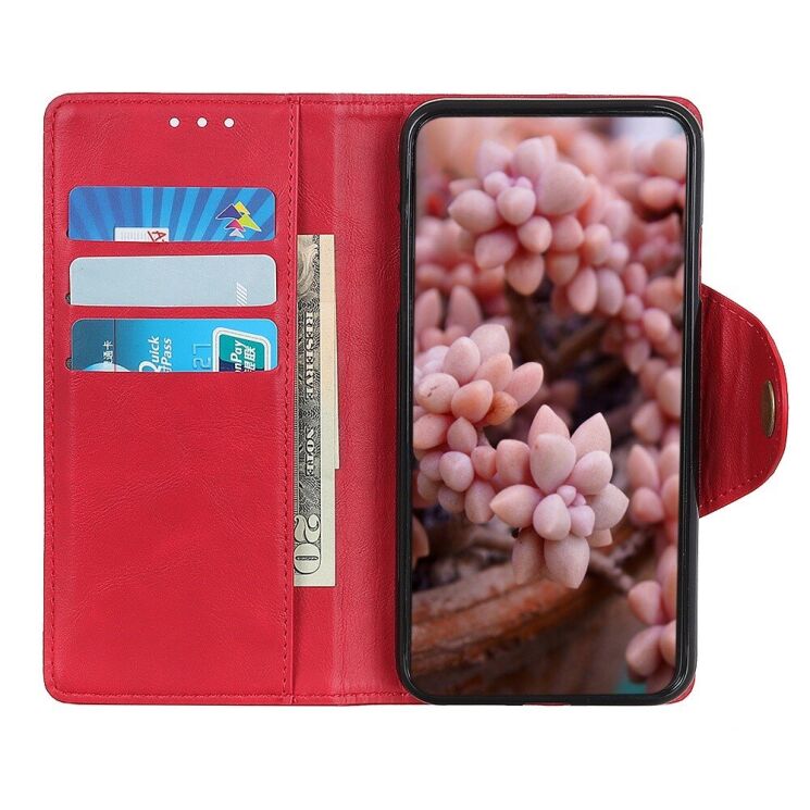 Чехол UniCase Vintage Wallet для Xiaomi Redmi 10A - Red: фото 6 из 12