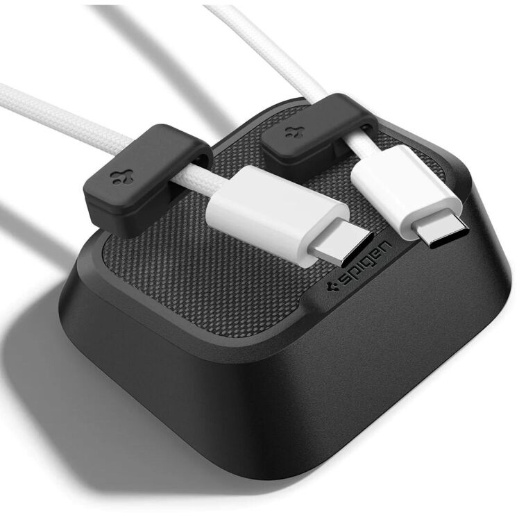 Тримач для кабелів Spigen Magnetic Cable Holder (APP11145) - Black (995908B) Тримач для кабелів Spigen Magnetic Cable Holder (APP11145) - Black: фото 1 з 12