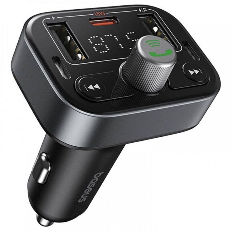 FM модулятор Baseus S-09 Pro Series (C10762200113-00) - Black: фото 1 из 11