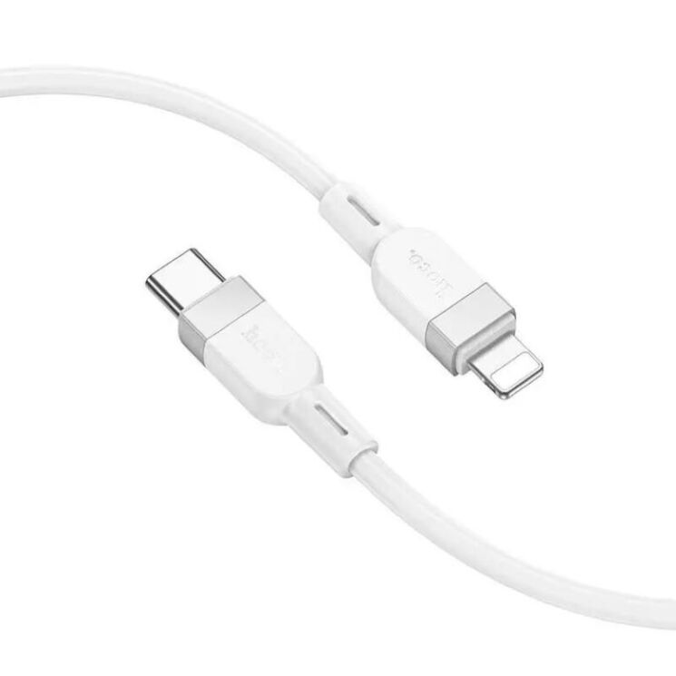 Кабель Hoco X109 Type-C to Lightning (27W, 3A, 1m) - White: фото 2 из 6
